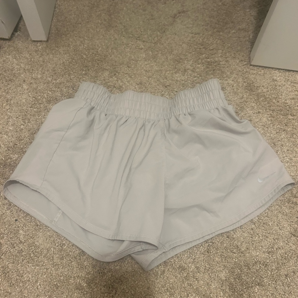Nike Gray Athletic Shorts Lightweight Elastic Waist